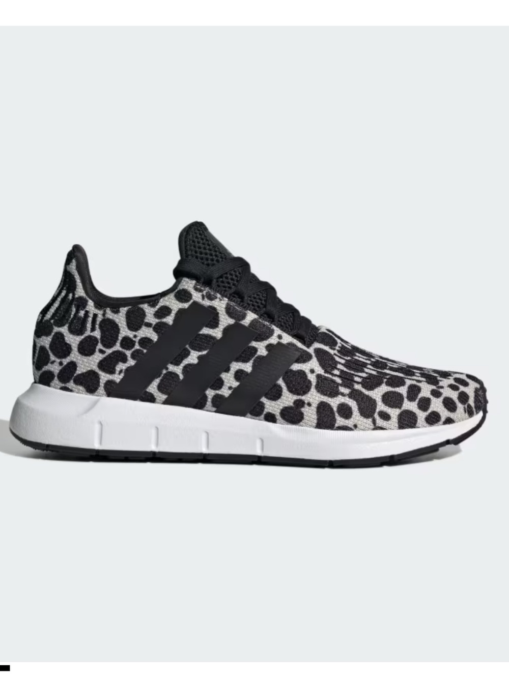Adidas Swift Run 1.0 Leopard Print Sneakers.
